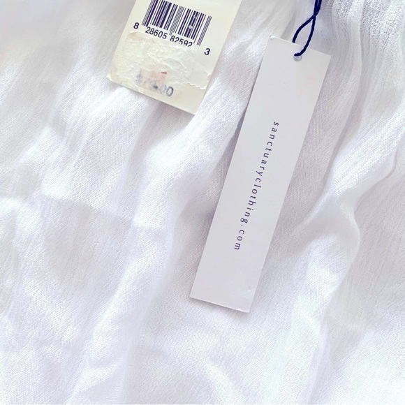 SANCTUARY White Off the ShoulderTop. - Picture 12 of 15